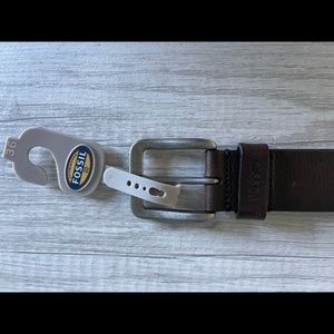 Men’s Fossil Leather Belt Size 36